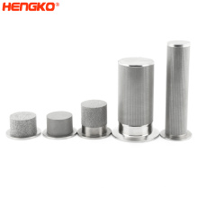 HENGKO High Quality Custom 0,2-100 Sinterned poroso grande cartucho de filtro de água hidráulica para tratamento de água